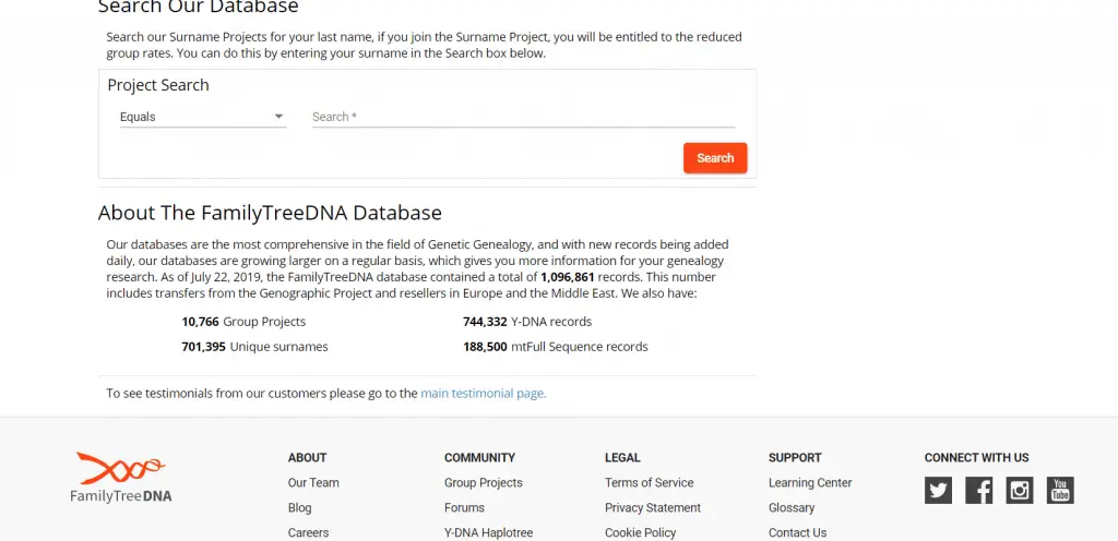 Ancestry Dna Testing Companies' Database Size