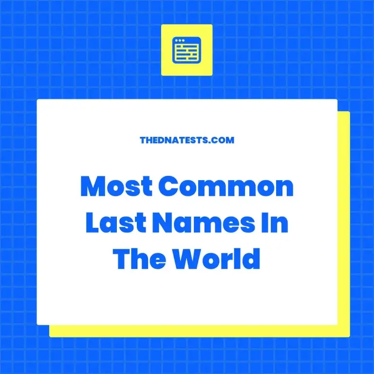 Most Popular Last Name In Britain