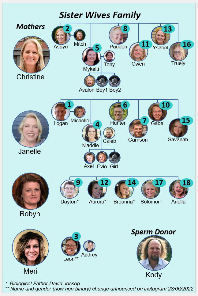 Sister Wives family tree