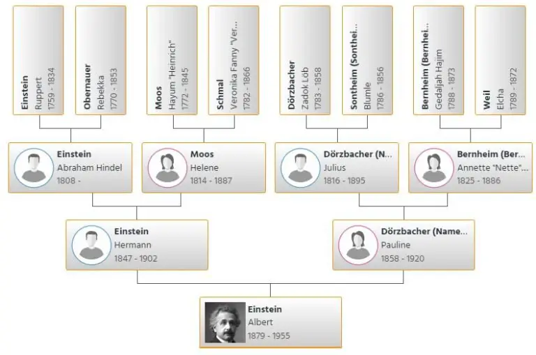 Albert Einstein Family Tree