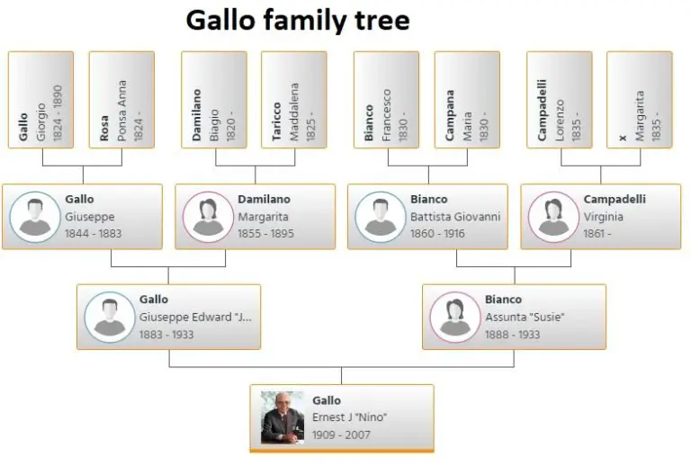 Gallo Family Tree